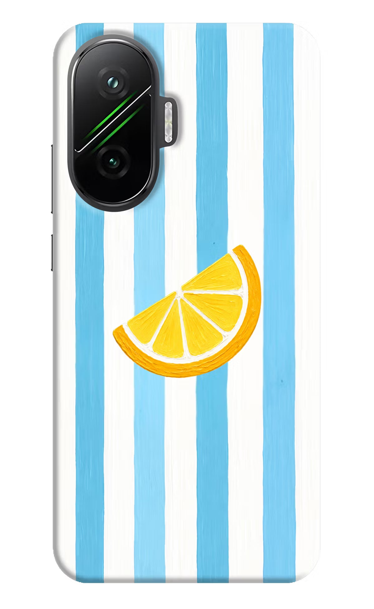Summer Lemon Poco F7 5G Hard Case Back Cover by Casekaro