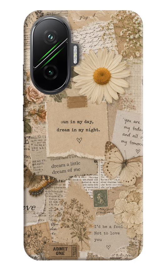 Vintage case Poco F7 5G Back Cover