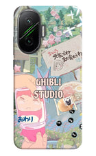Studio Ghibli Poco F7 5G Hard Case Back Cover by Casekaro