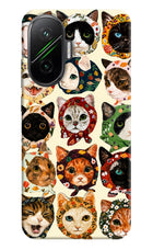 Cool Cat Poco F7 5G Hard Case Back Cover by Casekaro