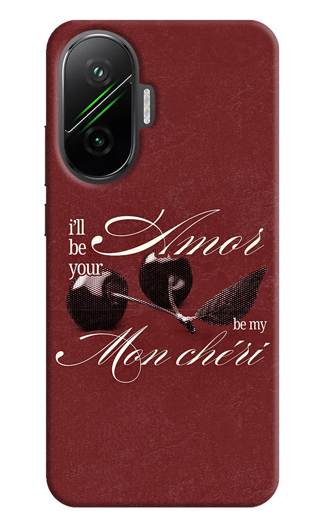 Velvet Cherry Poco F7 5G Hard Case Back Cover by Casekaro