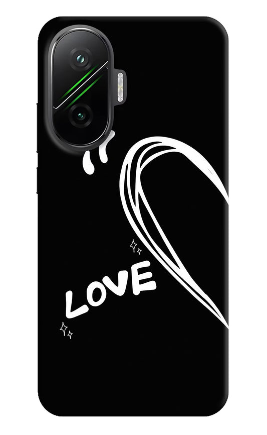 Love Line Poco F7 5G Hard Case Back Cover by Casekaro