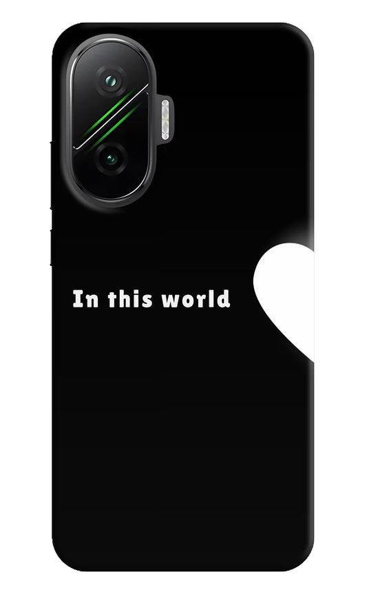 This World Poco F7 5G Hard Case Back Cover by Casekaro