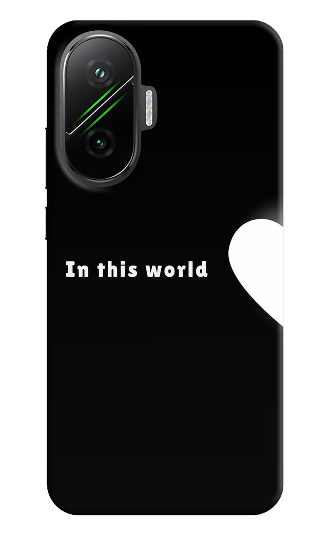 This World Poco F7 5G Hard Case Back Cover by Casekaro