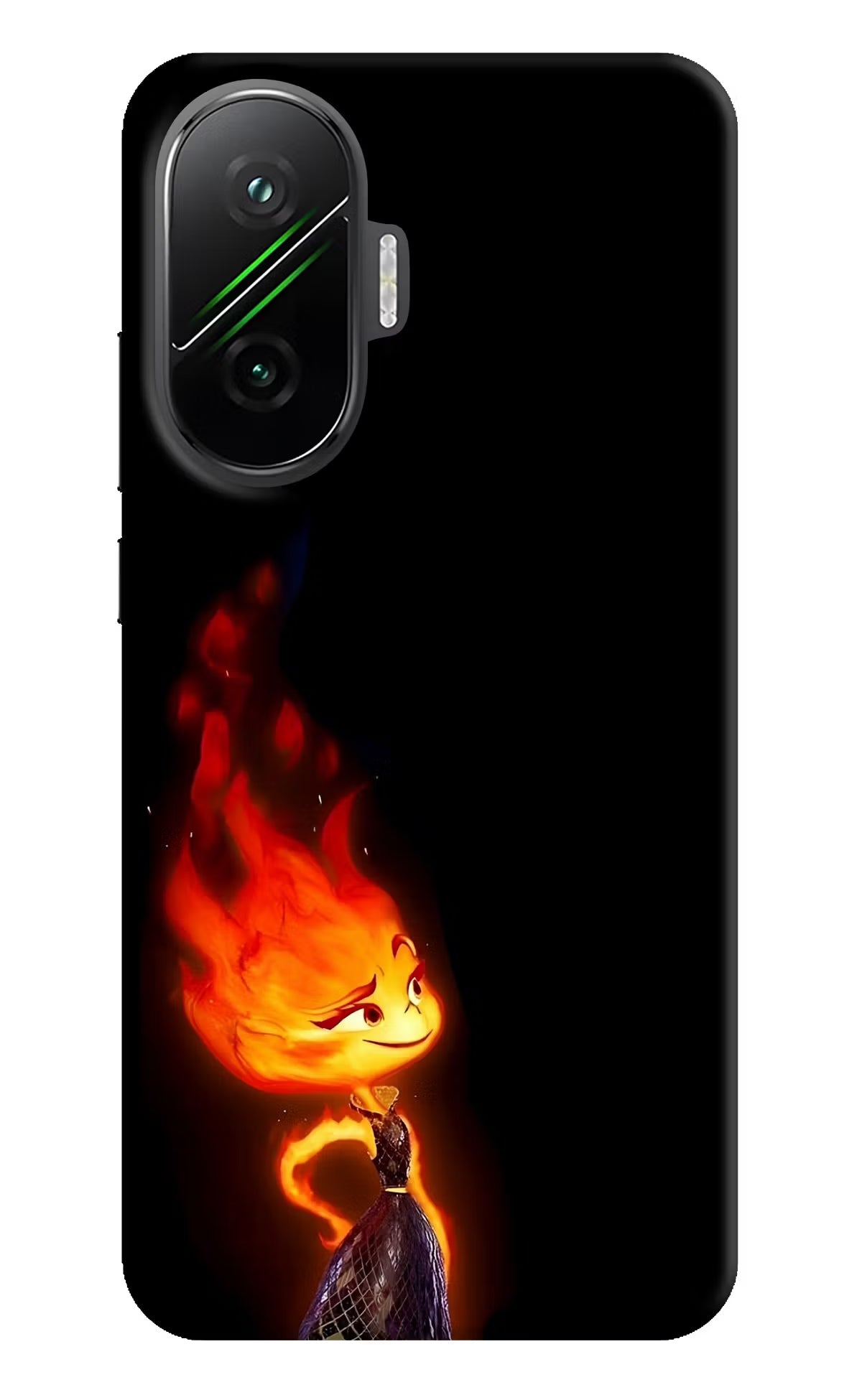 Ember Flame Poco F7 5G Back Cover
