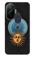 Divine Sun Poco F7 5G Hard Case Back Cover by Casekaro
