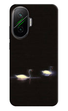 Silent Swans Poco F7 5G Hard Case Back Cover by Casekaro