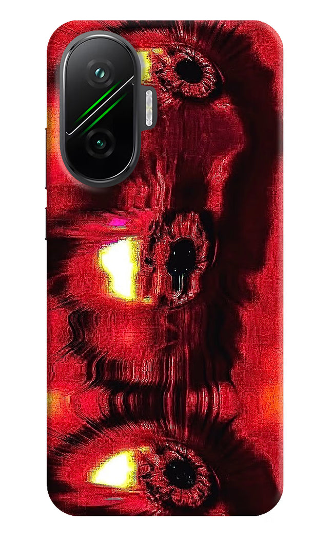 Fire Eye Poco F7 5G Hard Case Back Cover by Casekaro