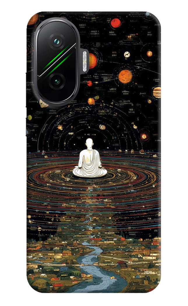 Space Monk Poco F7 5G Hard Case Back Cover by Casekaro