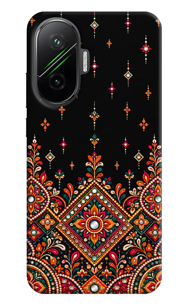 Noir Mehfil Poco F7 5G Hard Case Back Cover by Casekaro