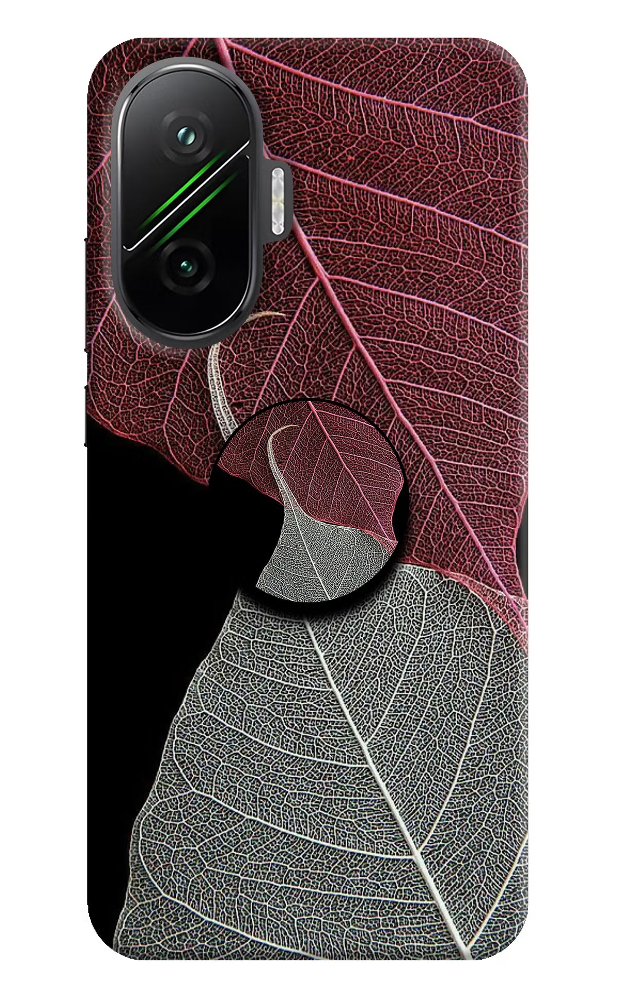 Leaf Pattern Poco F7 5G Pop Case