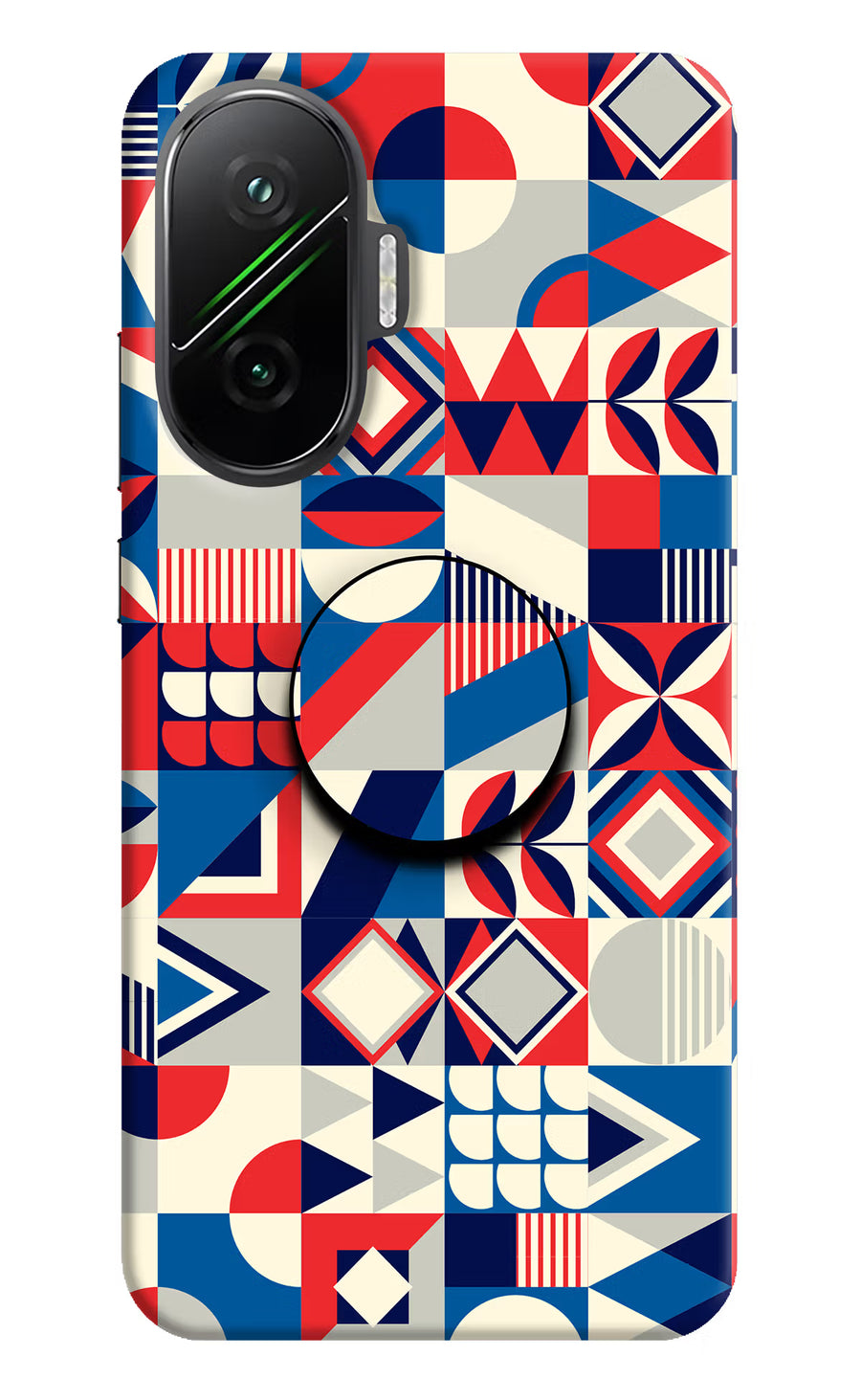 Colorful Pattern Poco F7 5G Pop Case, Hard case