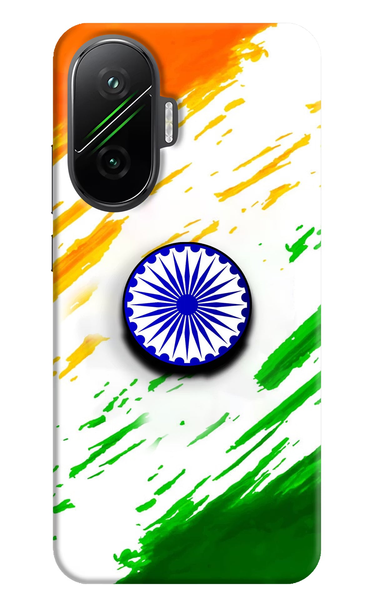 Indian Flag Ashoka Chakra Poco F7 5G Pop Case