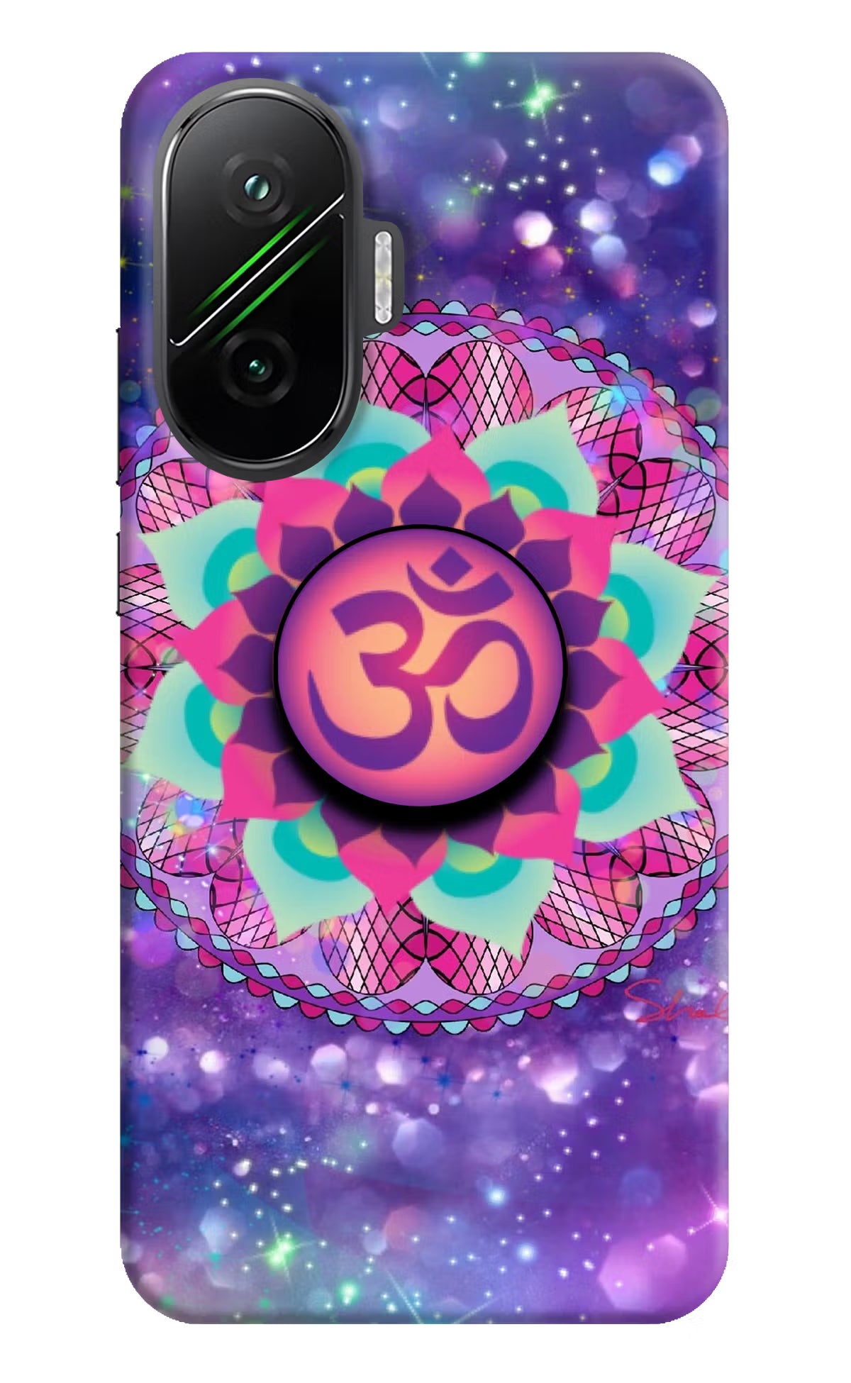 Om Purple Poco F7 5G Pop Case