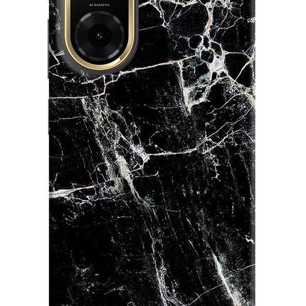 Black Marble Texture Redmi A5 Back Cover