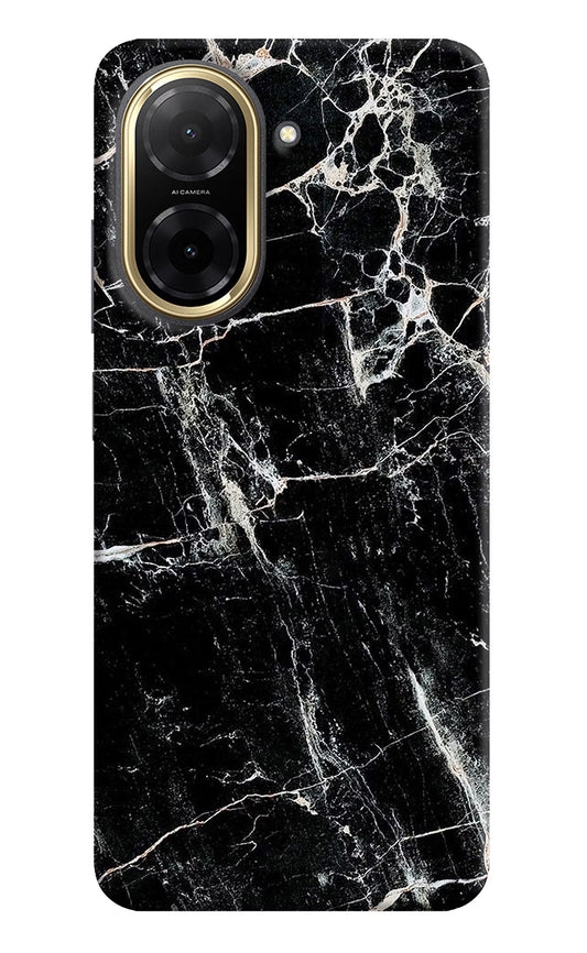 Black Marble Texture Redmi A5 Back Cover