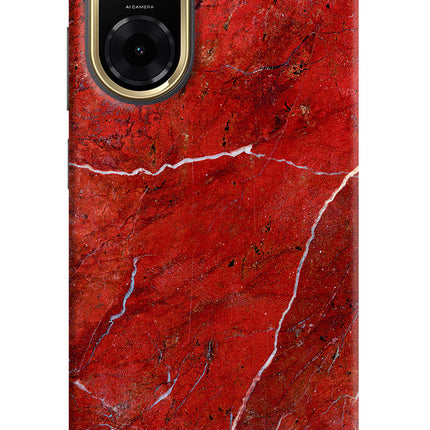 Red Marble Design Redmi A5 Back Cover