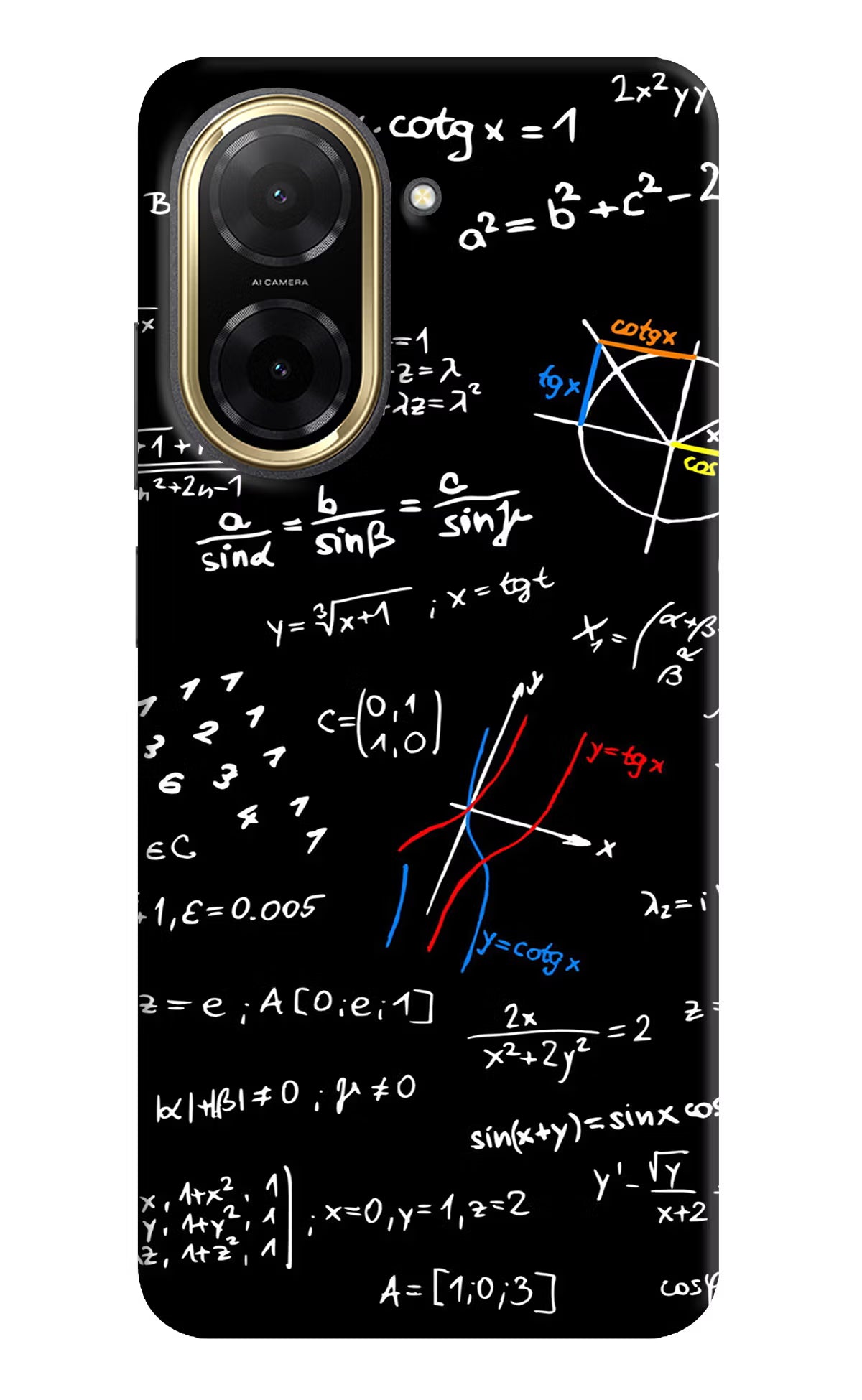 Mathematics Formula Redmi A5 Back Cover