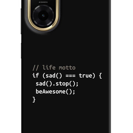 Life Motto Code Redmi A5 Back Cover