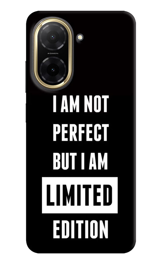 I Am Not Perfect But I Am Limited Edition Redmi A5 Back Cover
