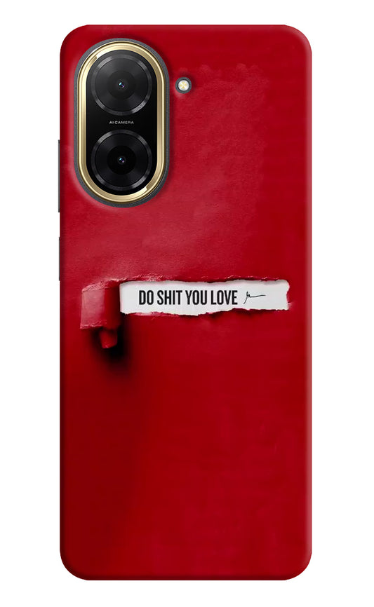 Do Shit You Love Redmi A5 Back Cover