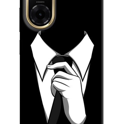 Black Tie Redmi A5 Back Cover