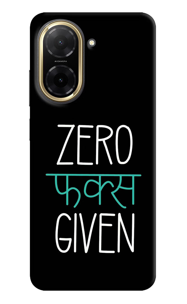 Zero Fucks Given Redmi A5 Back Cover