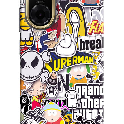 Sticker Bomb Redmi A5 Back Cover
