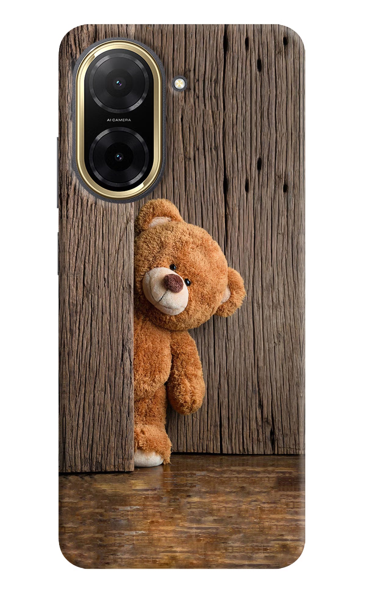 Teddy Wooden Redmi A5 Back Cover