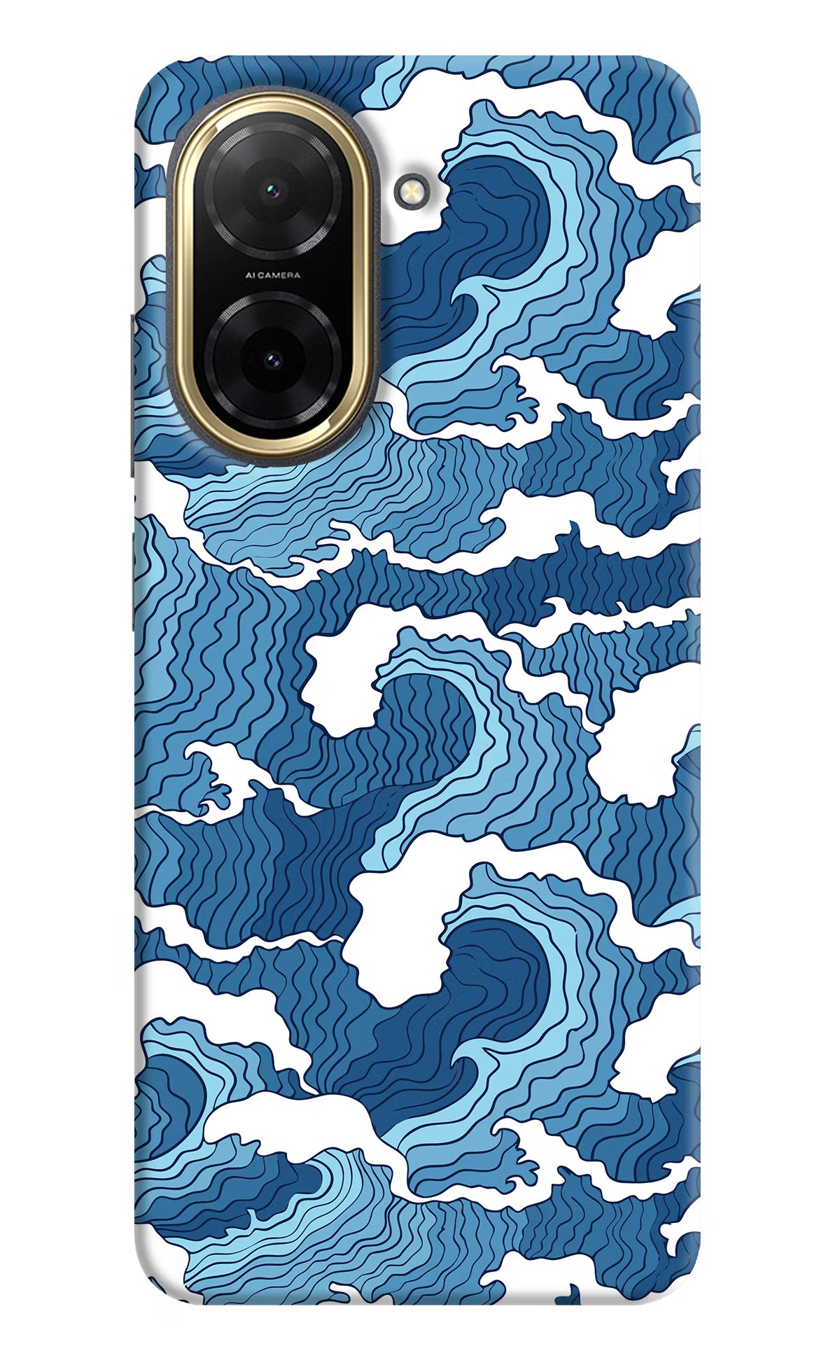 Blue Waves Redmi A5 Back Cover