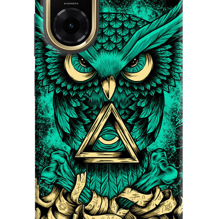 Green Owl Redmi A5 Back Cover