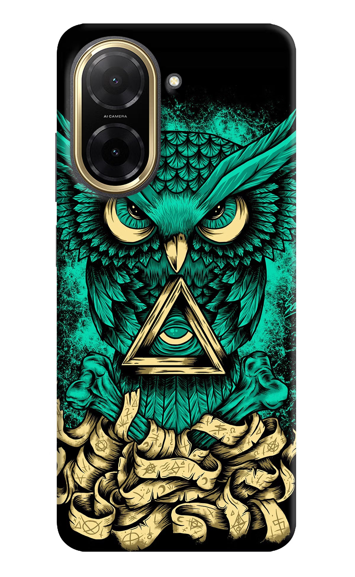 Green Owl Redmi A5 Back Cover