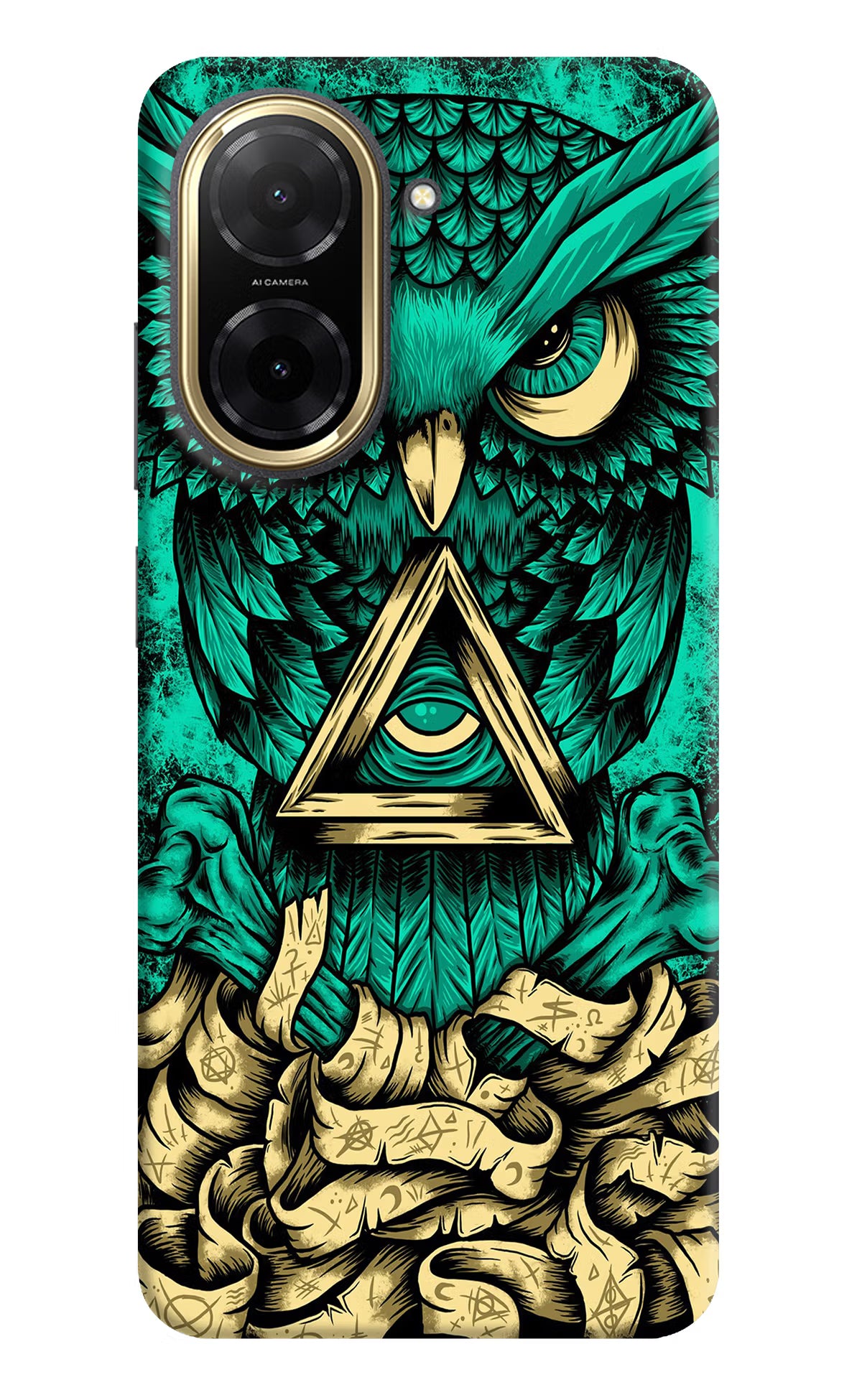 Green Owl Redmi A5 Back Cover