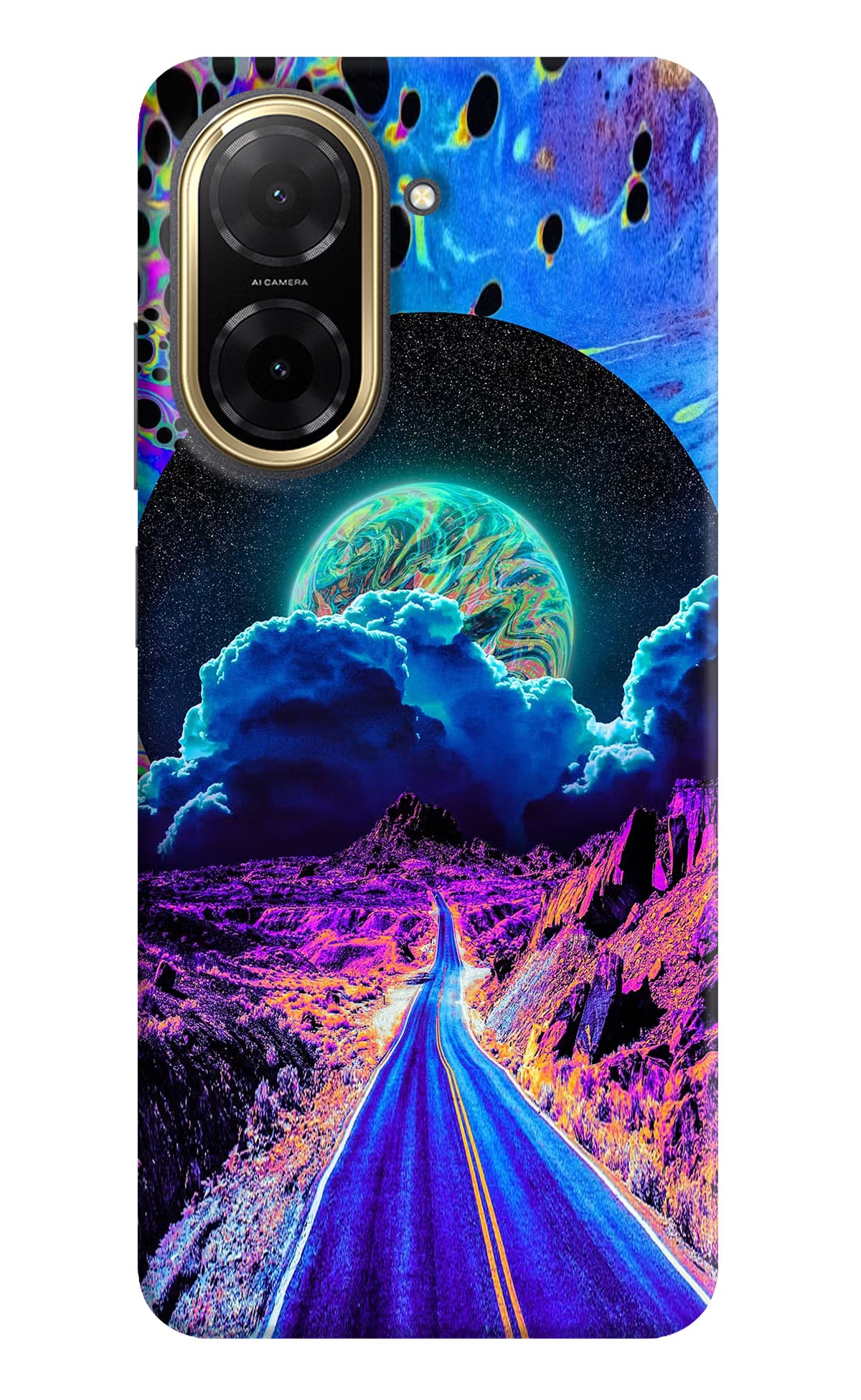 Psychedelic Painting Redmi A5 Back Cover