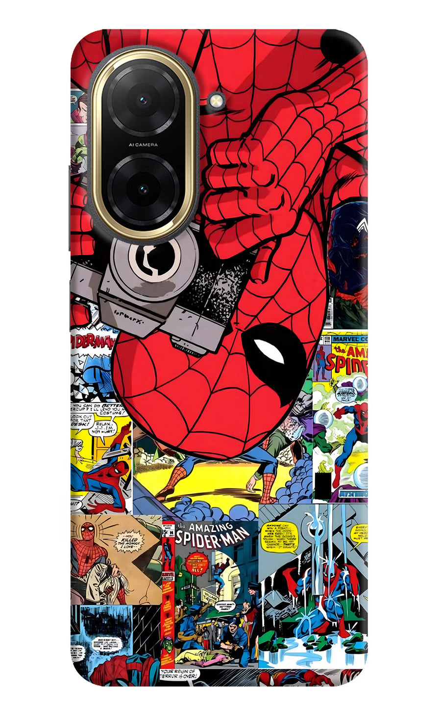 Spider Man Redmi A5 Back Cover, Hard case