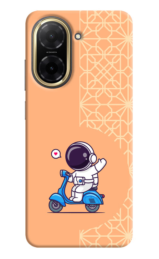 Cute Astronaut Riding Redmi A5 Back Cover