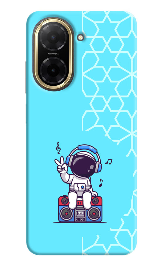 Cute Astronaut Chilling Redmi A5 Back Cover