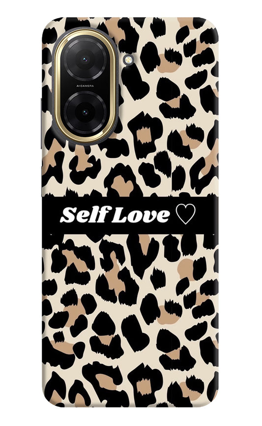 Leopard Print Self Love Redmi A5 Back Cover