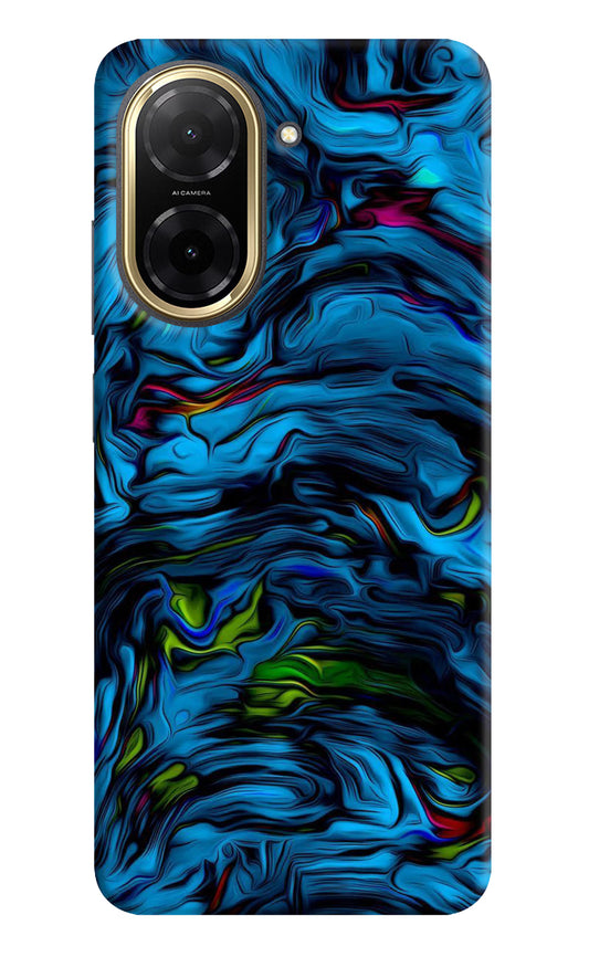 Dark Blue Abstract Redmi A5 Back Cover