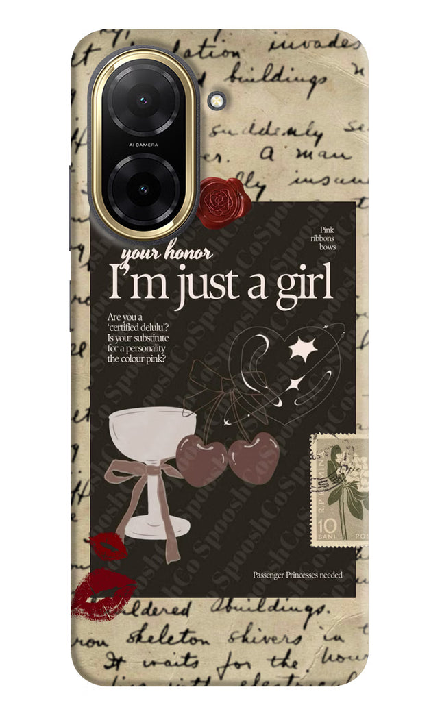 I am just a girl Redmi A5 Back Cover
