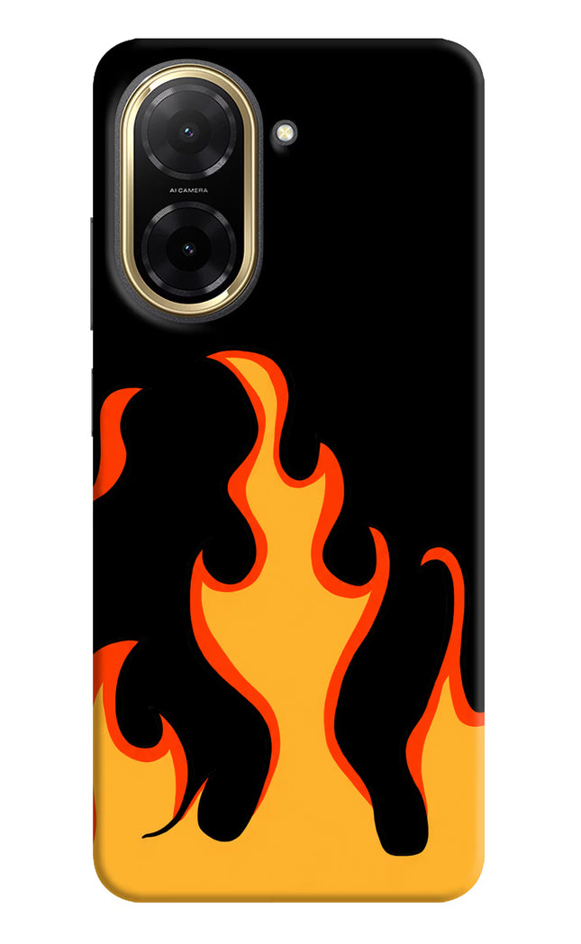 Fired Up – Black Redmi A5 Hard Case Back Cover by Casekaro