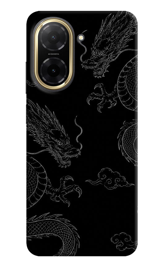 Twin Dragons Redmi A5 Hard Case Back Cover by Casekaro