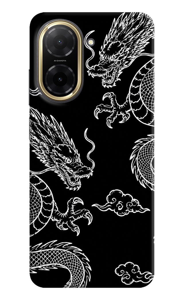 Twin Dragons Redmi A5 Hard Case Back Cover by Casekaro