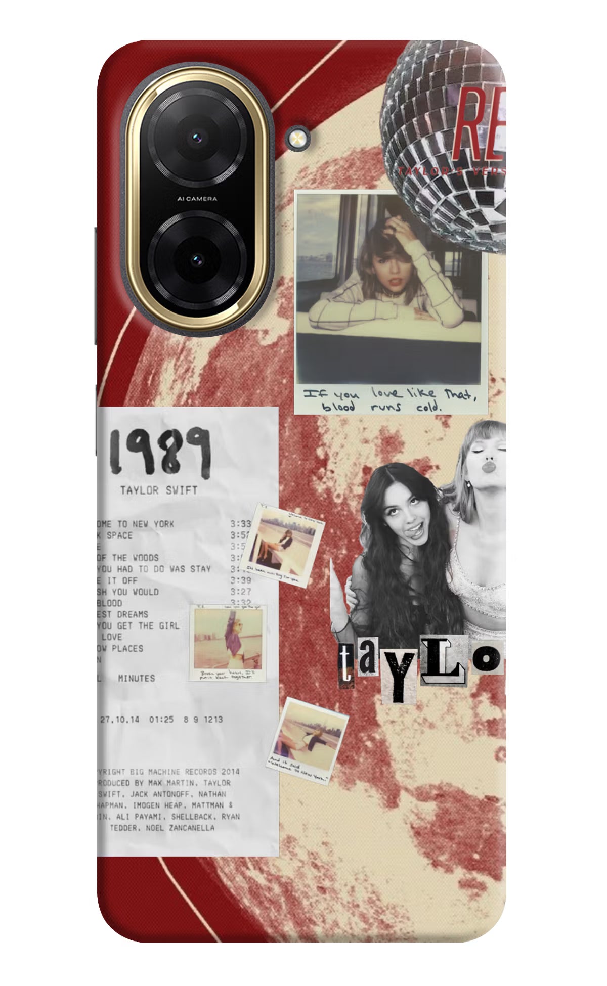 Taylor Swift Redmi A5 Back Cover