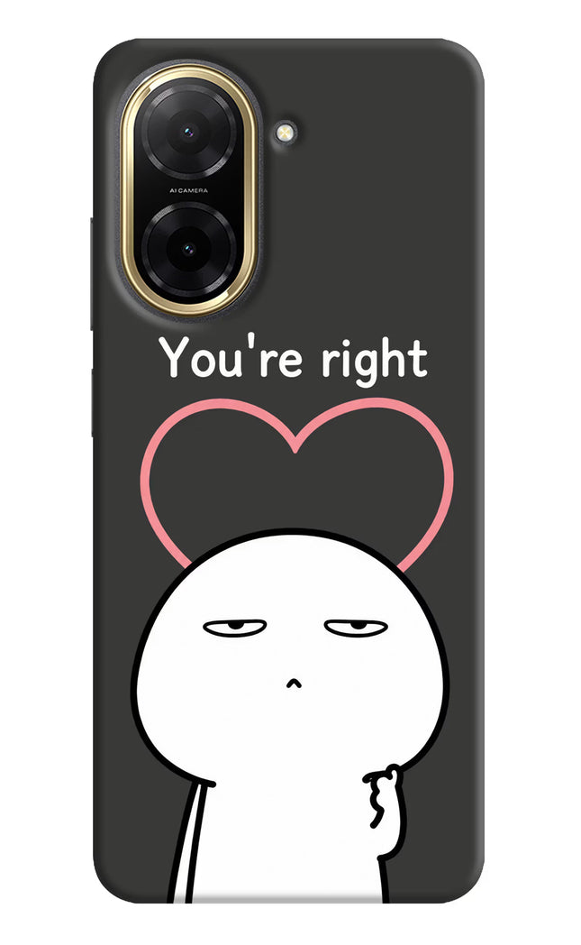 You're Right Redmi A5 Hard Case Back Cover by Casekaro