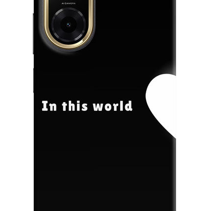 This World Redmi A5 Hard Case Back Cover by Casekaro