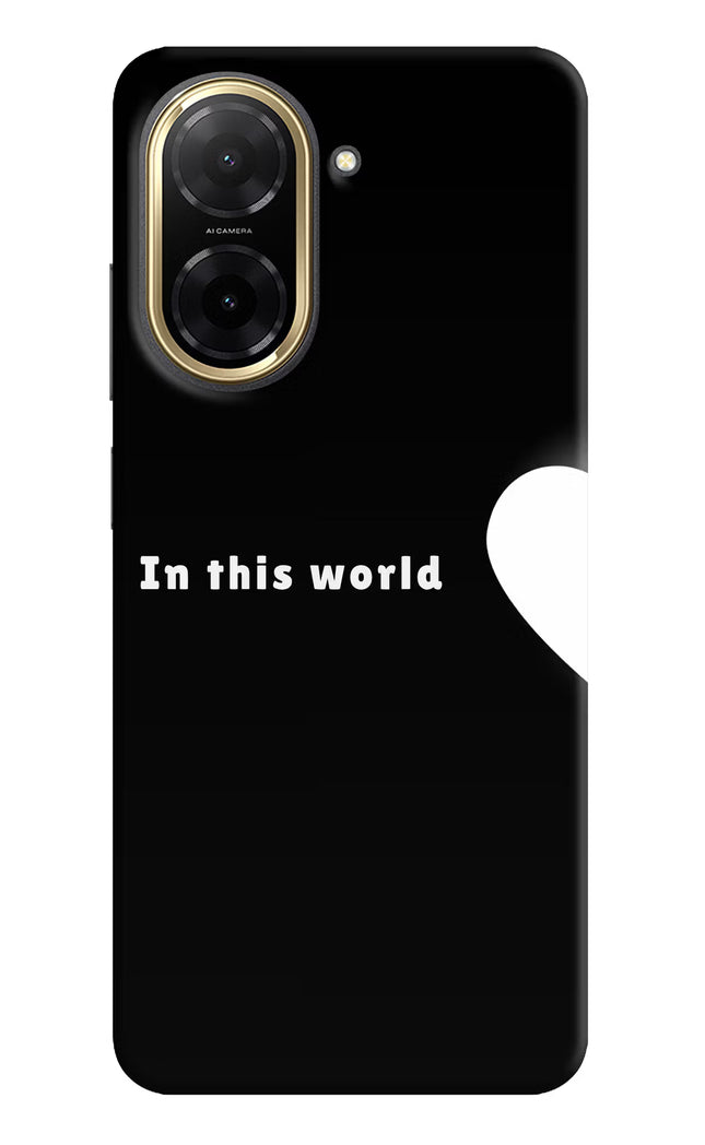 This World Redmi A5 Hard Case Back Cover by Casekaro