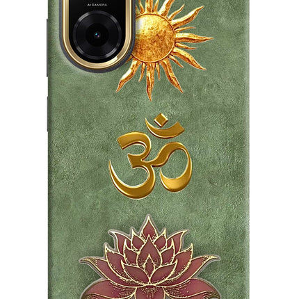 Om & Lotus Redmi A5 Back Cover