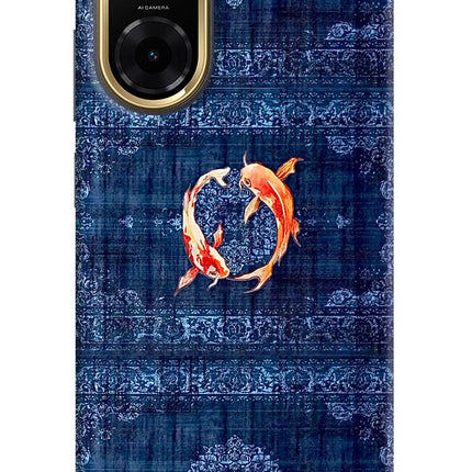 Koi Blue Redmi A5 Hard Case Back Cover by Casekaro