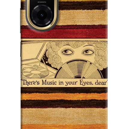 Vinyl Stripes Redmi A5 Hard Case Back Cover by Casekaro